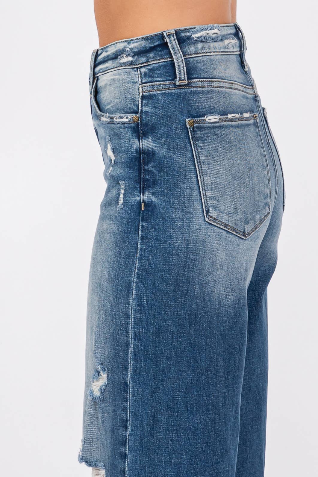 HIGH RISE RELAXED CROPPED WIDE LEG