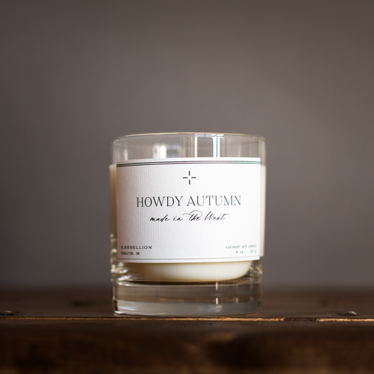 Howdy Autumn Candle 8 oz.