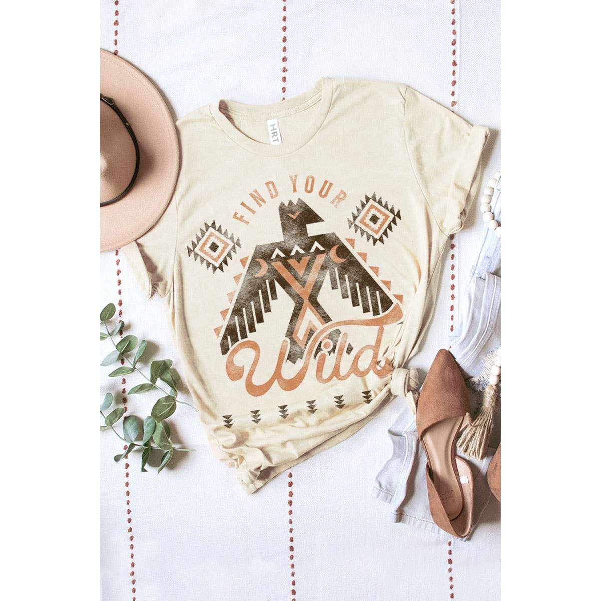 FINE YOUR WILD MINERAL GRAPHIC TEE: Mineral Chocolate / S