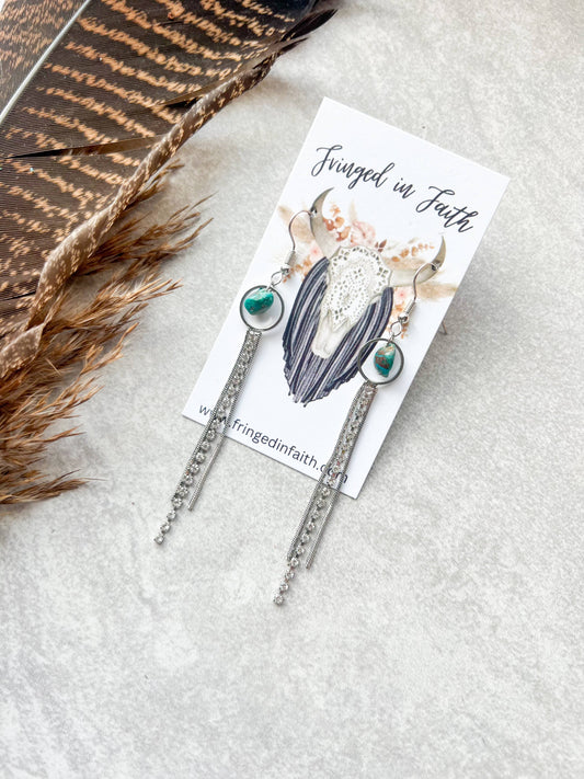 Boho Rhinestone Earrings 