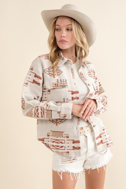 Aztec print Jacket