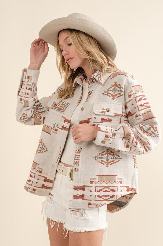 Aztec print Jacket