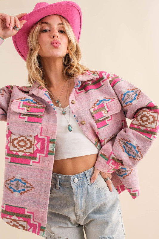 Aztec print Jacket