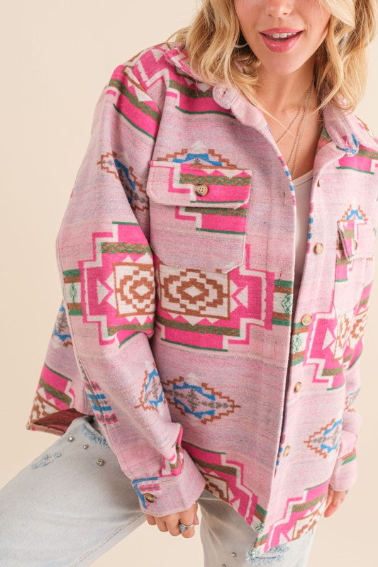 Aztec print Jacket