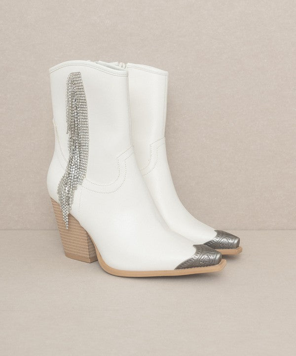 OASIS SOCIETY Kai - Rhinestone Fringe Boots