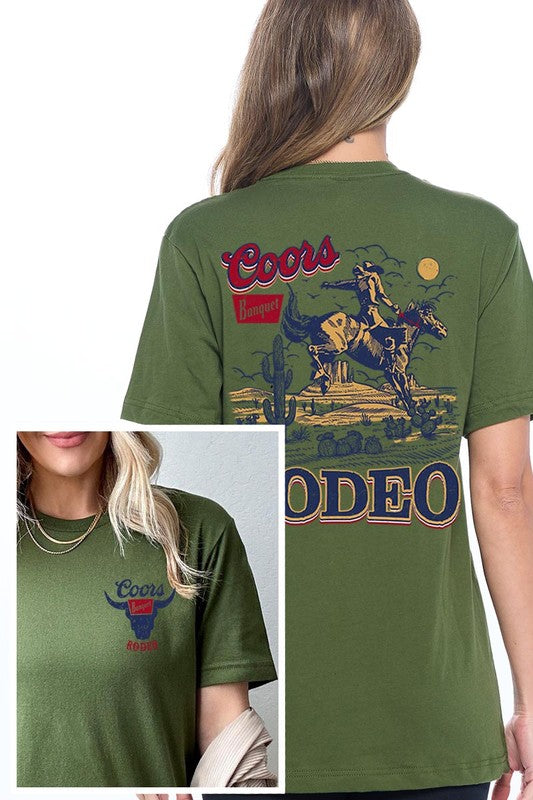 Coors rodeo graphic t-shirt