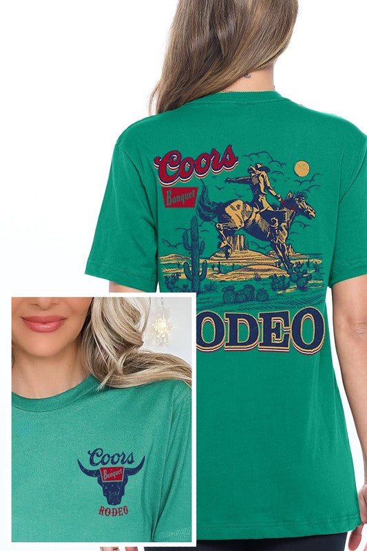 Coors rodeo graphic t-shirt