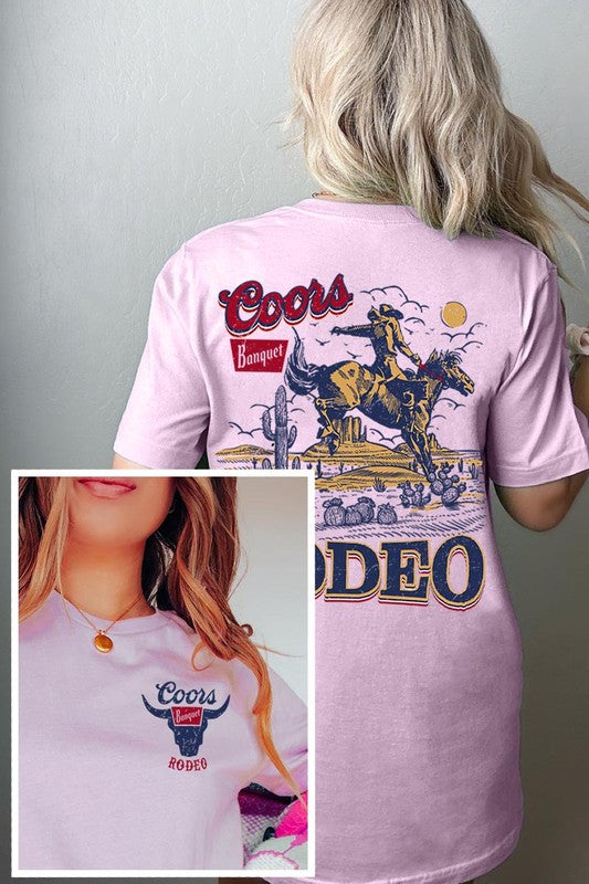 Coors rodeo graphic t-shirt