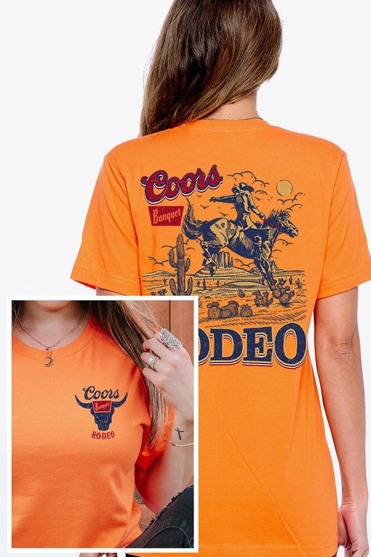 Coors rodeo graphic t-shirt