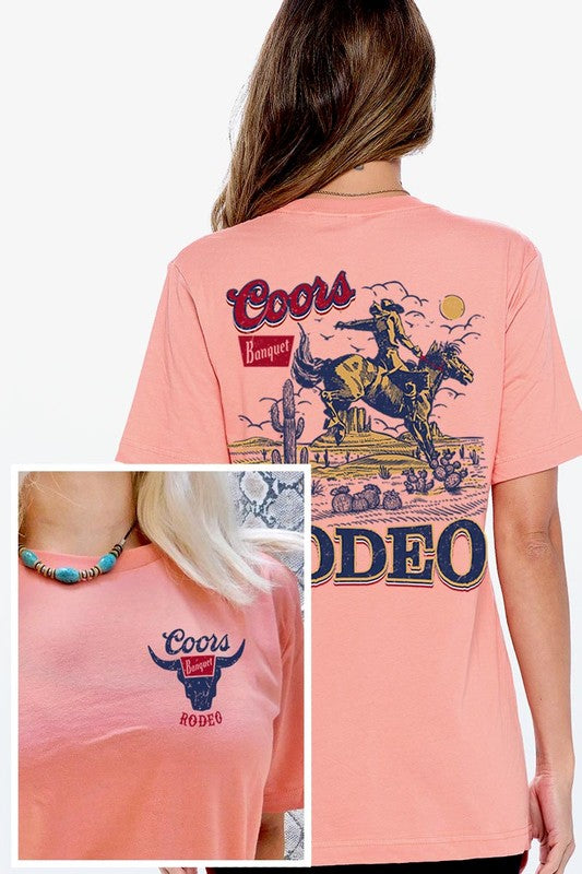 Coors rodeo graphic t-shirt