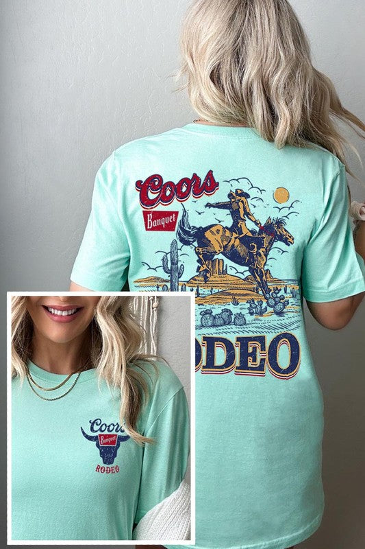 Coors rodeo graphic t-shirt