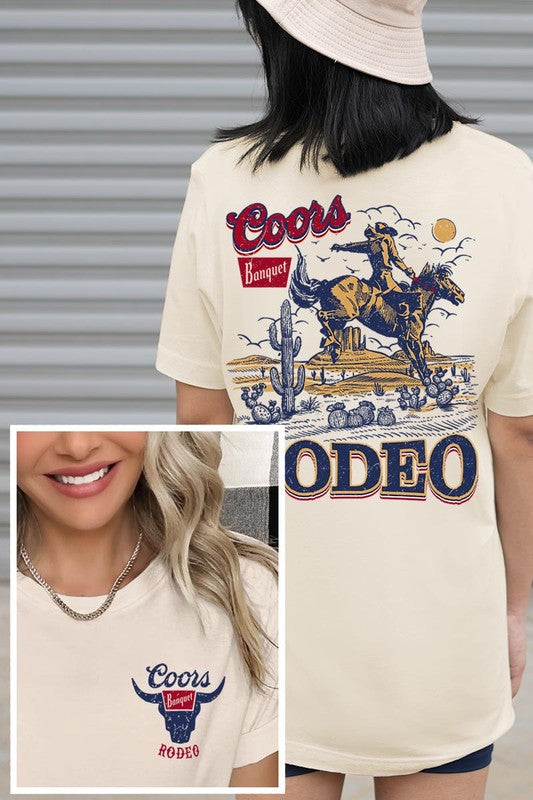 Coors rodeo graphic t-shirt