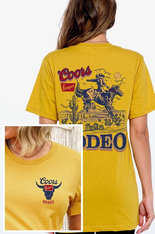 Coors rodeo graphic t-shirt