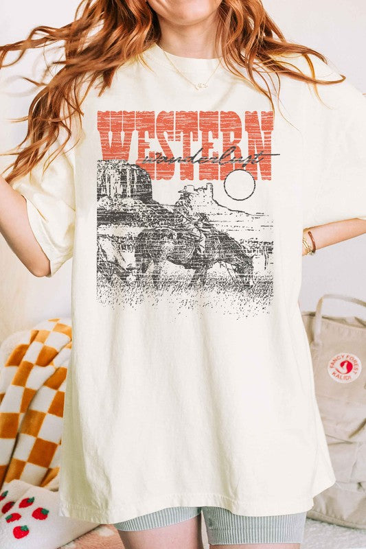 WESTERN WANDERLUST COUNTRY OVERSIZED TEE