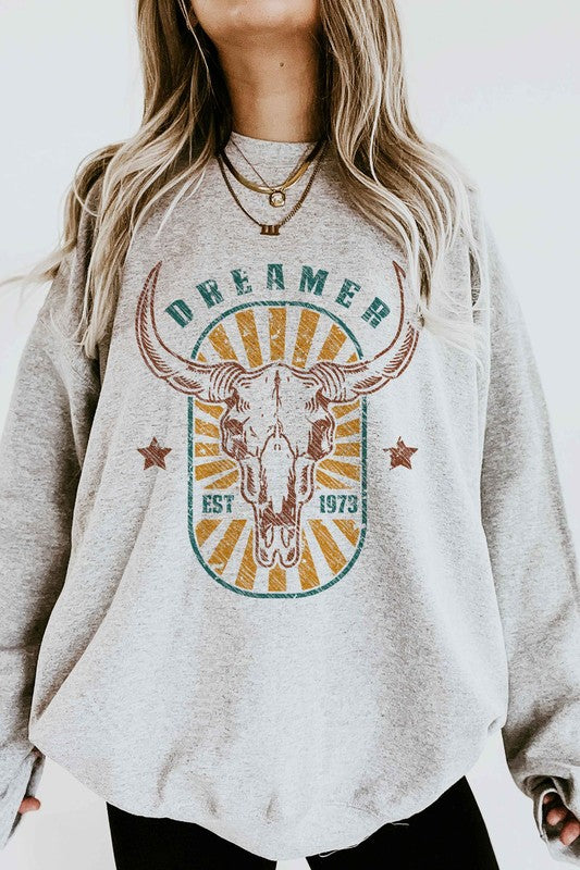 DREAMER WESTERN WILD WEST OVERSIZED SWEATSHIRT
