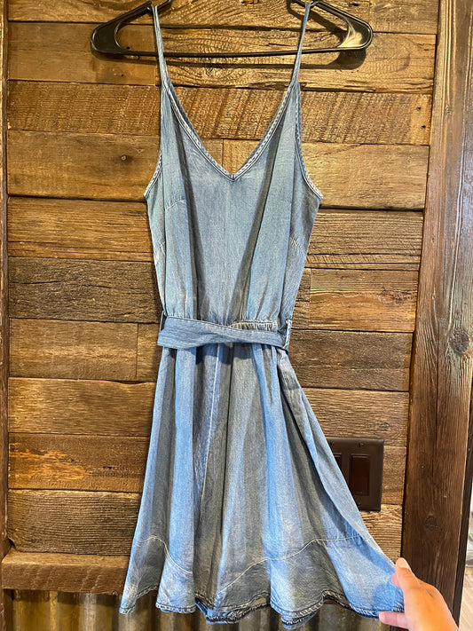 Denim romper