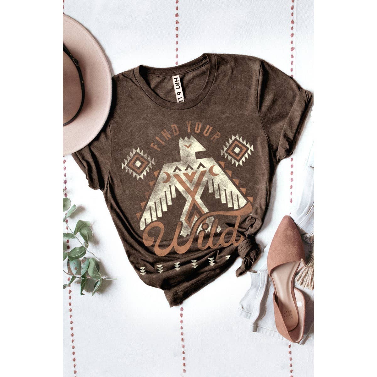 FINE YOUR WILD MINERAL GRAPHIC TEE: Mineral Chocolate / XL