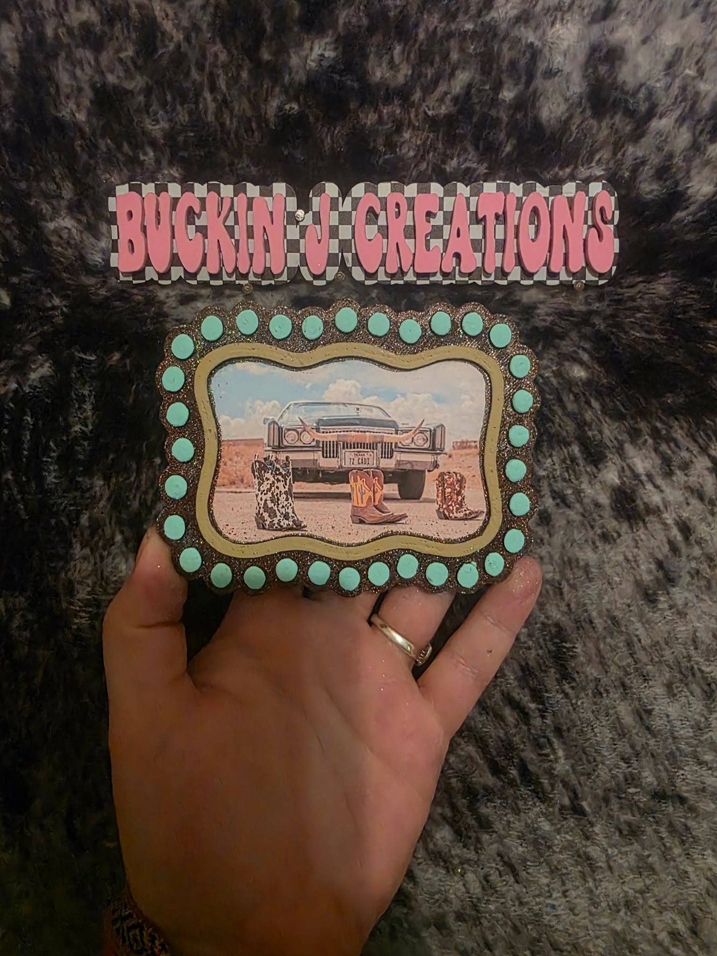 Buckle Jewelry CARDSTOCK | Handmade Car Freshie