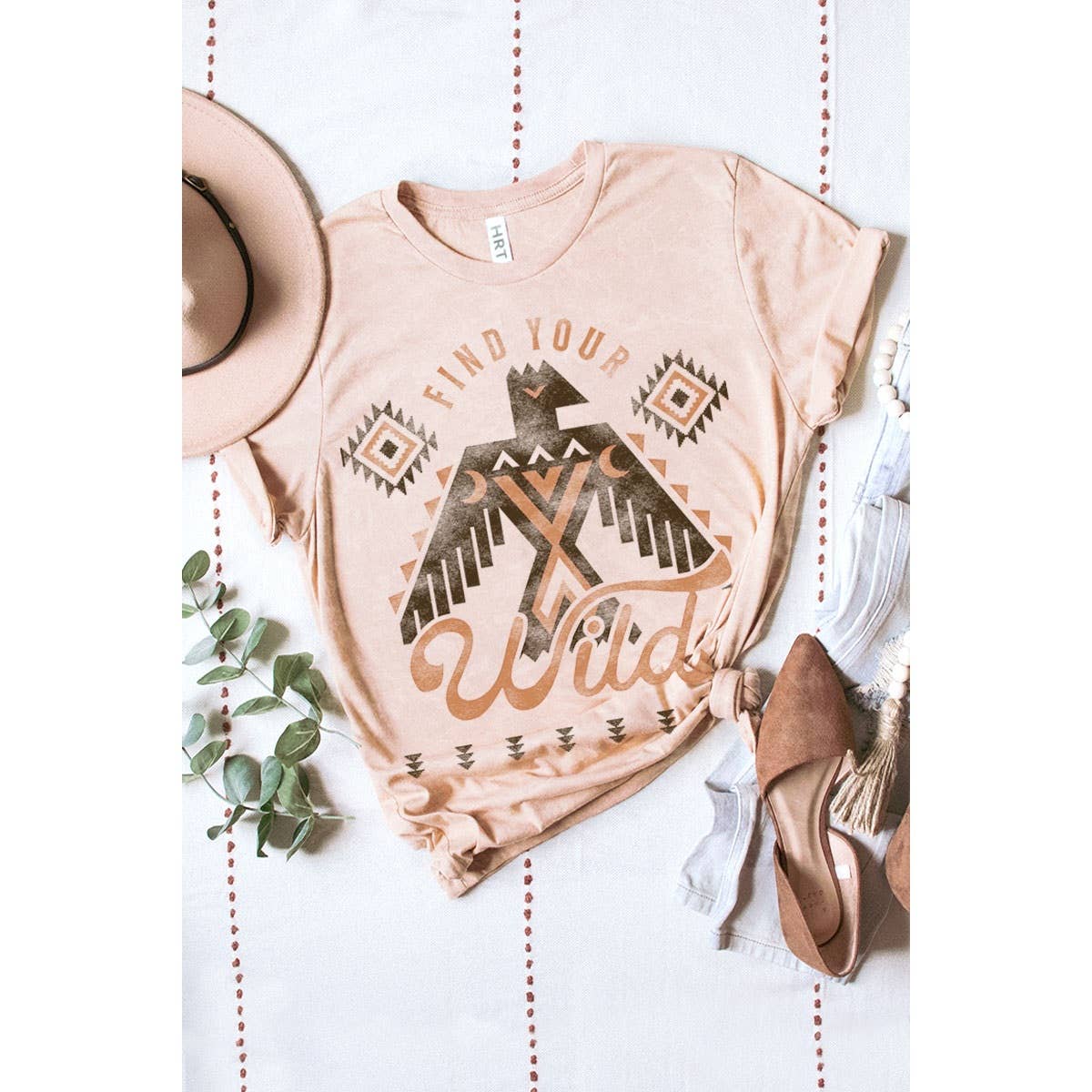 FINE YOUR WILD MINERAL GRAPHIC TEE: Mineral Chocolate / S