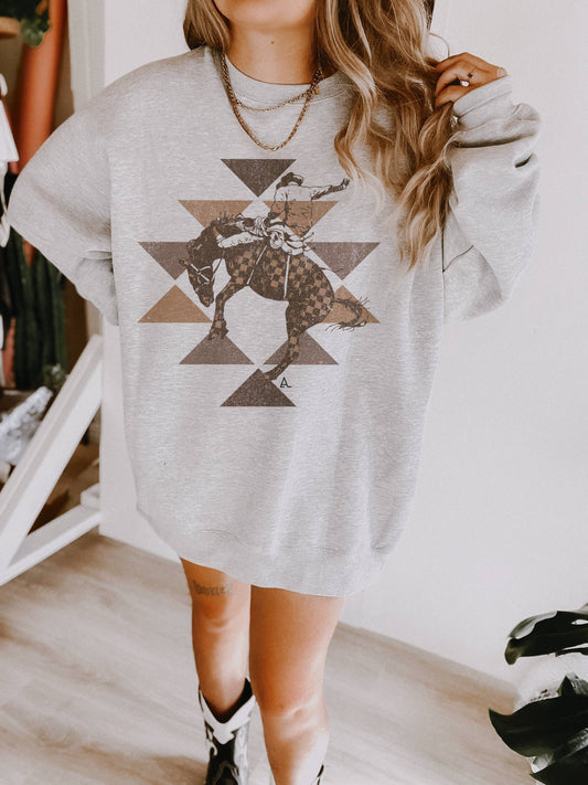 BOUJEE BRONC CREWNECK