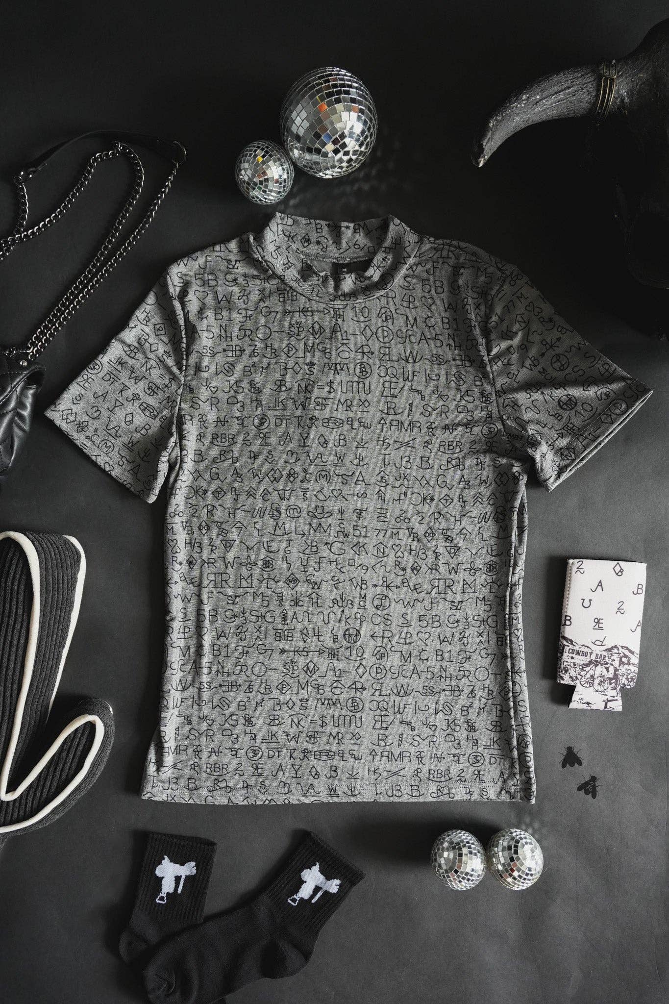 COWBOY COLLECTIVE TEE *CHARCOAL