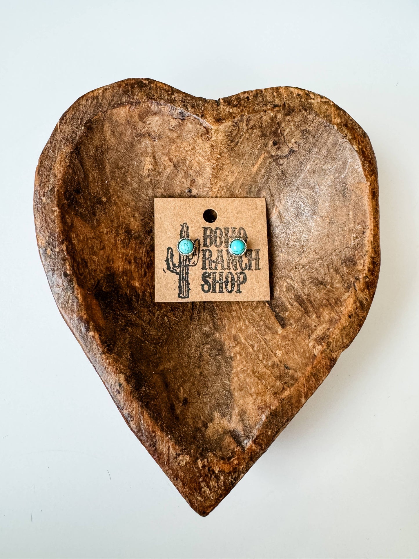 Mini Turquoise Stud Earrings