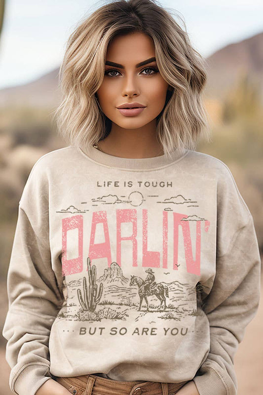 DARLIN MINERAL GRAPHIC SWEATSHIRT