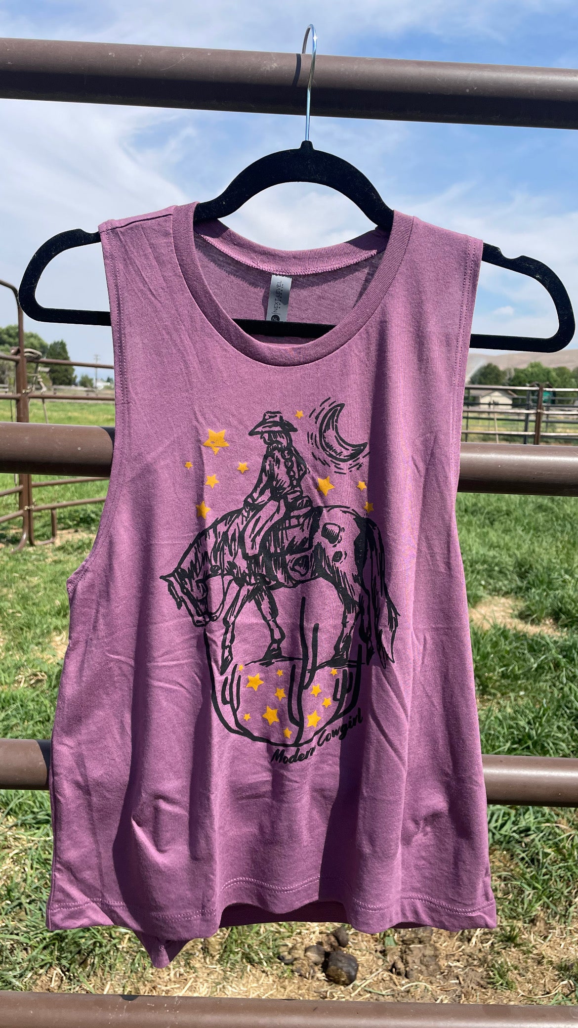 Lone cowgirl tank