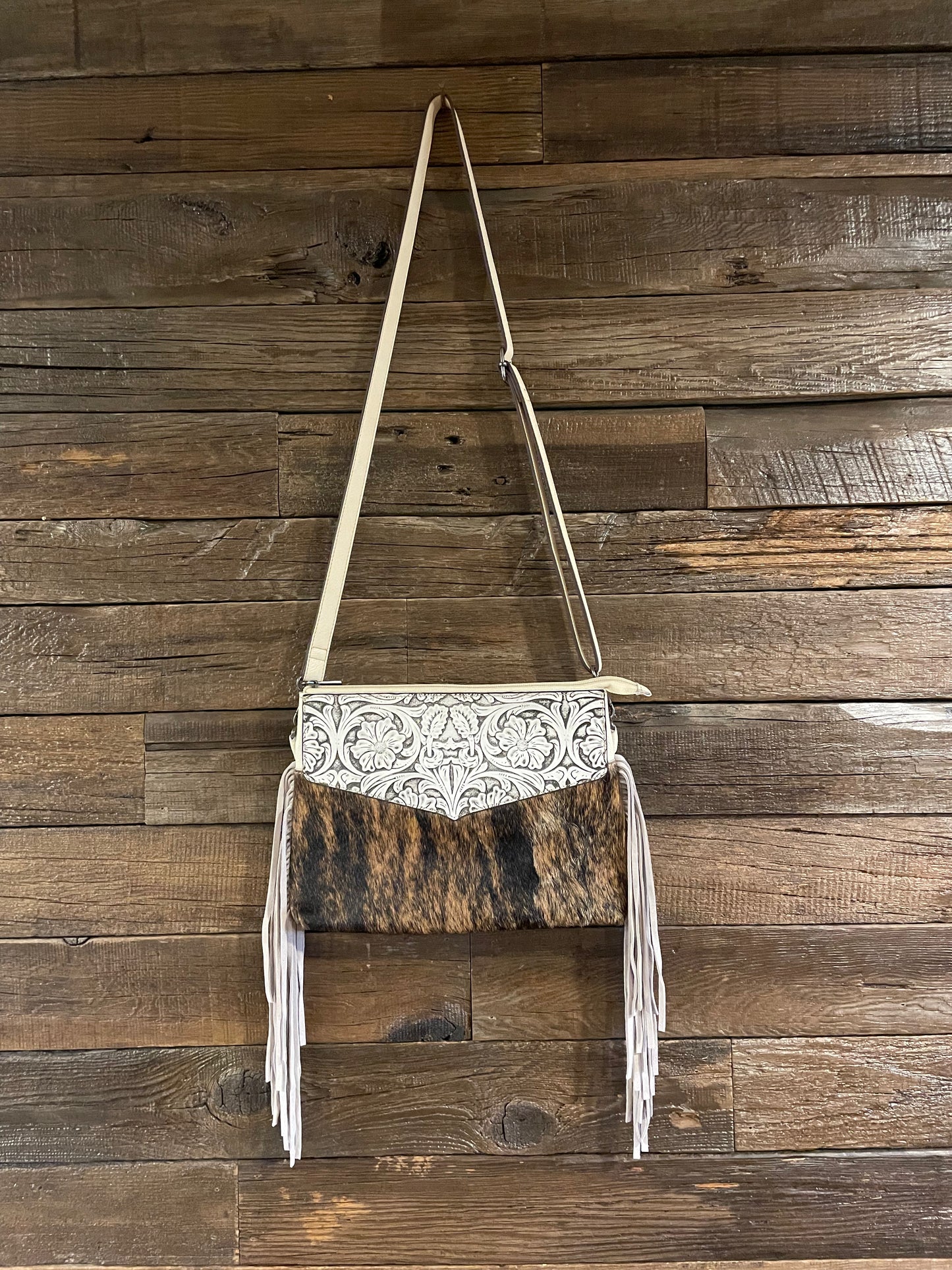 The Morgan crossbody cowhide leather purse