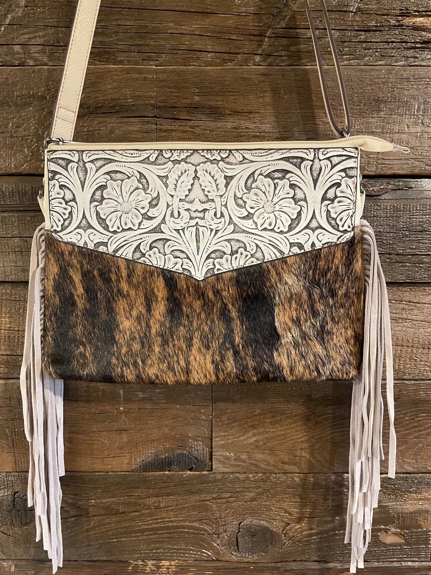 The Morgan crossbody cowhide leather purse