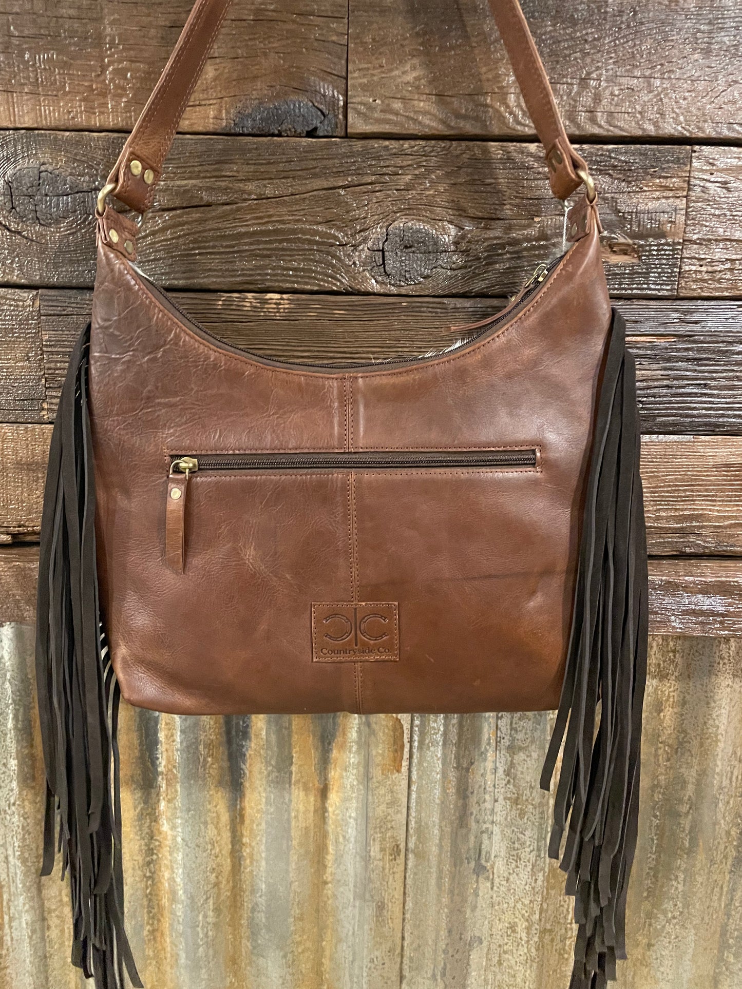 Victoria Cowhide Purse