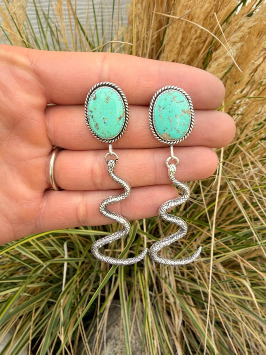 Sonoran snake earrings