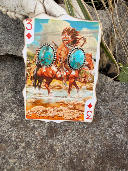 Turquoise Oasis studs