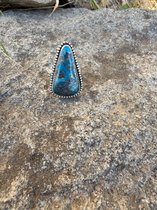 Turquoise pyrite Ring