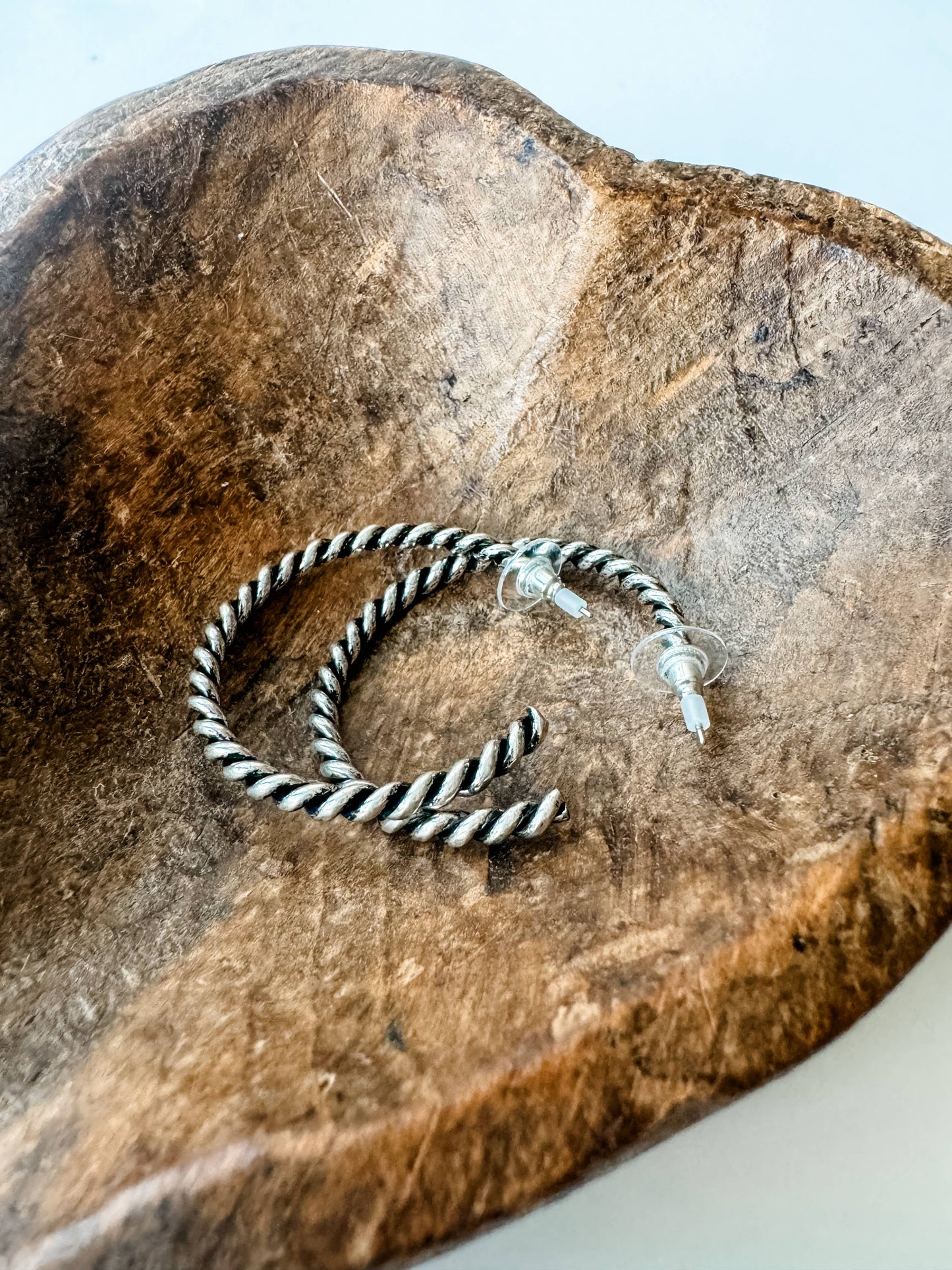 1.75” Western Rope Hoop Earrings