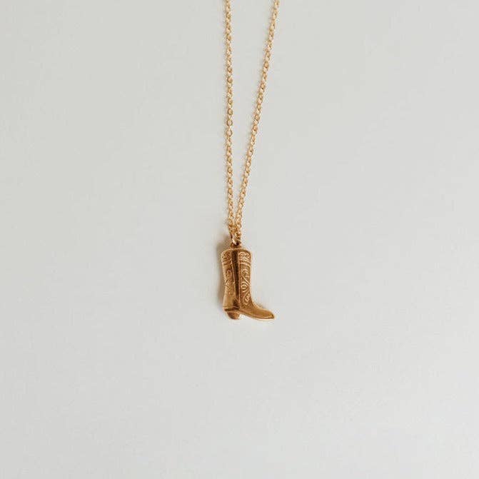 Dolly Boot Necklace: 17.5"