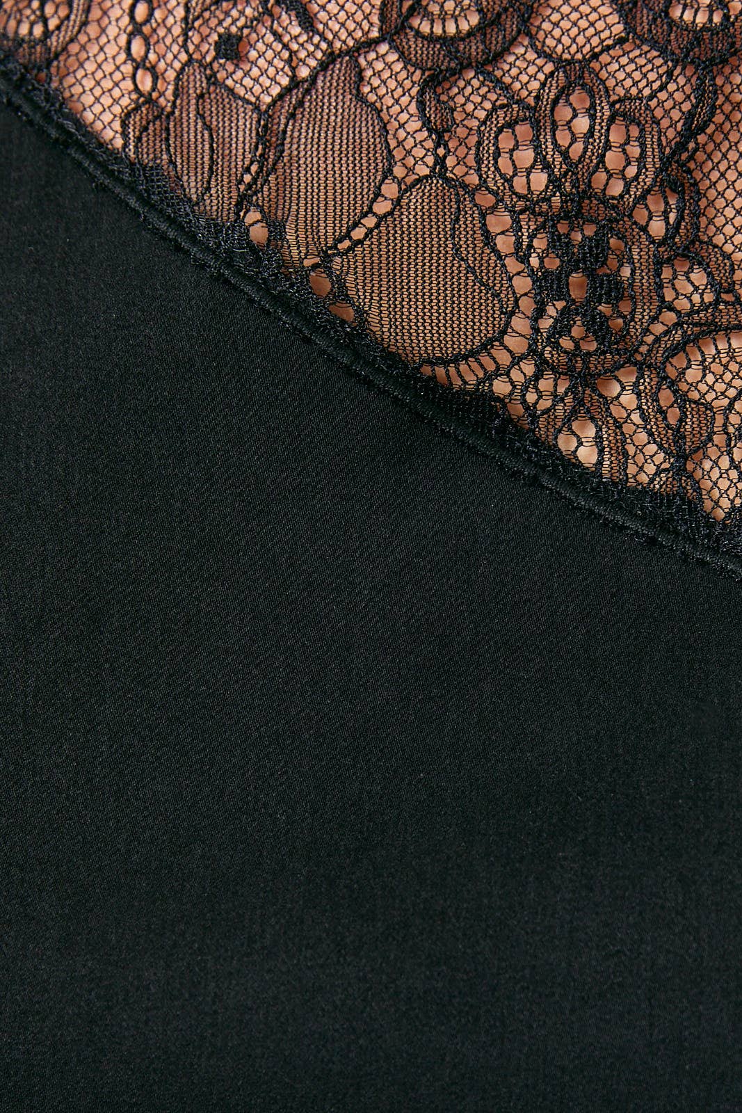 LACE DETAIL SLEEVELESS TOP: BLUSH / S